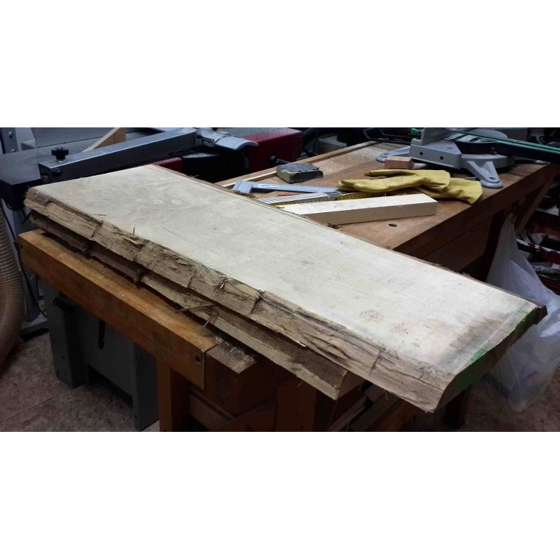 Madera de Tilo Europeo en Bruto - Corte de tablón Madera de Tilo Europeo en Bruto - Corte de tablón