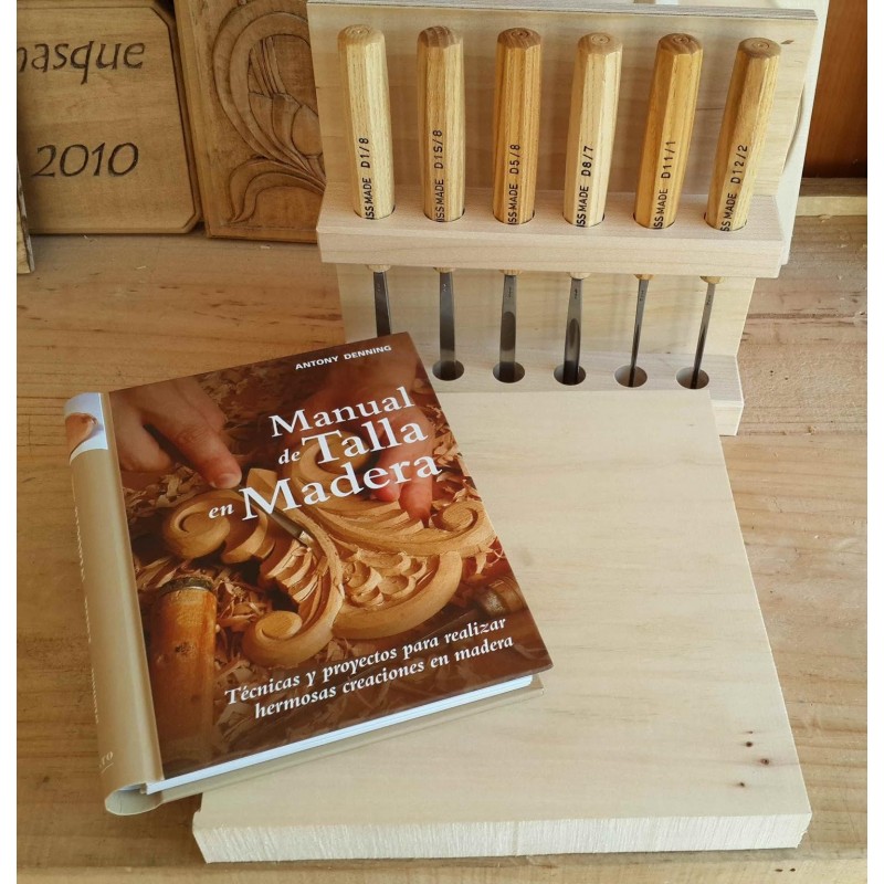 Kit 6 Gubias Iniciación + madera + libro Kit 6 Gubias Iniciación + madera + libro